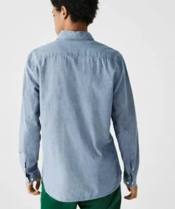 Lacoste CH2967 - Chemise - Bleu -Lacoste Soldes Magasin 7617722cfb324e899843136ced862b5d
