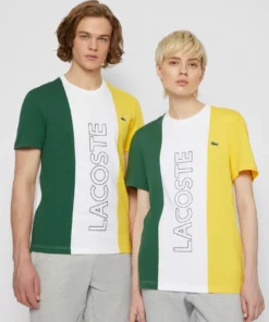 Lacoste UNISEX - T-shirt Imprimé - White/green Broom -Lacoste Soldes Magasin 76d33f42d1fe4282a7e6dc406ec055f5
