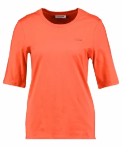 Lacoste T-shirt Basique - Energy Red -Lacoste Soldes Magasin 7717a5b82f334dd38f55b4c13e554069