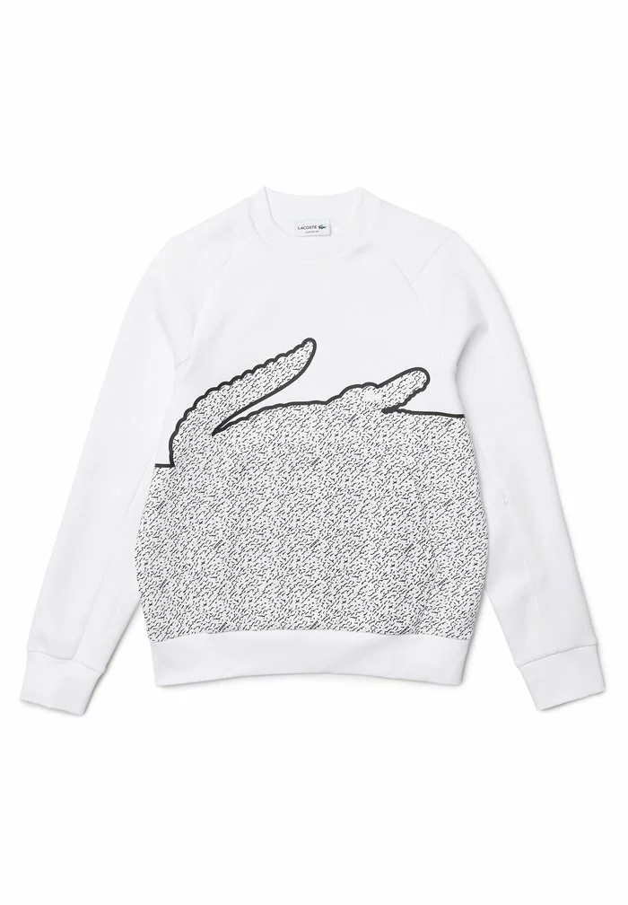 Lacoste Sweatshirt - White 6 Lacoste Sweatshirt - White – Image 6