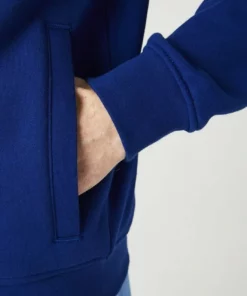 Lacoste PLUS - Sweat à Capuche Zippé - Bleu Bleu -Lacoste Soldes Magasin 798e383a1930474eb5870586a22ae4b2