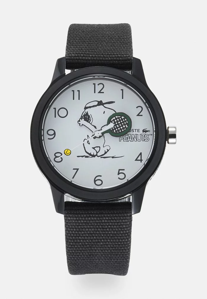 Lacoste PEANUTS COLLAB - Montre - Black/white 1 Lacoste PEANUTS COLLAB - Montre - Black/white