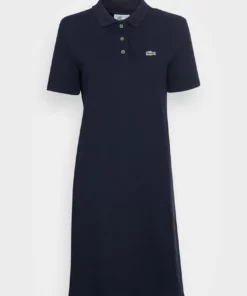 Lacoste Robe De Jour - Navy Blue -Lacoste Soldes Magasin 7a05c894dcb54a30aa28e4e67a119d34