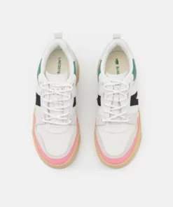 Lacoste Baskets Basses - Off-white/green -Lacoste Soldes Magasin 7b02479ef792442c97e74e51f2e0237b