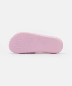 Lacoste CROCO SLIDE - Mules - Light Pink/white -Lacoste Soldes Magasin 7bc495a5a80b454e94822653a25ddcf7