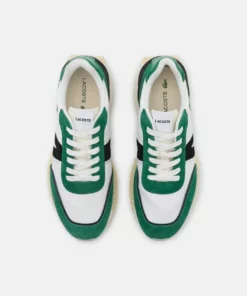 Lacoste DELUXE - Baskets Basses - White/green -Lacoste Soldes Magasin 7bc747929bca40f1847227b426961d3a
