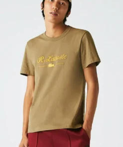 Lacoste T-shirt Imprimé - Vert Kaki