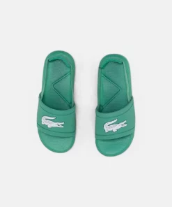 Lacoste SLIDE - Mules - Green White -Lacoste Soldes Magasin 7d4059672c2d458d9ba41a3ae13bdc20