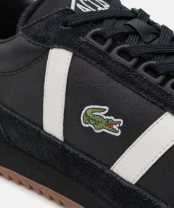 Lacoste PARTNER RETRO - Baskets Basses - Black/offwhite -Lacoste Soldes Magasin 7d967f22950b41929db1d2eea7d86e39