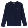 Lacoste TH6712 - T-shirt à Manches Longues - Navy Blue