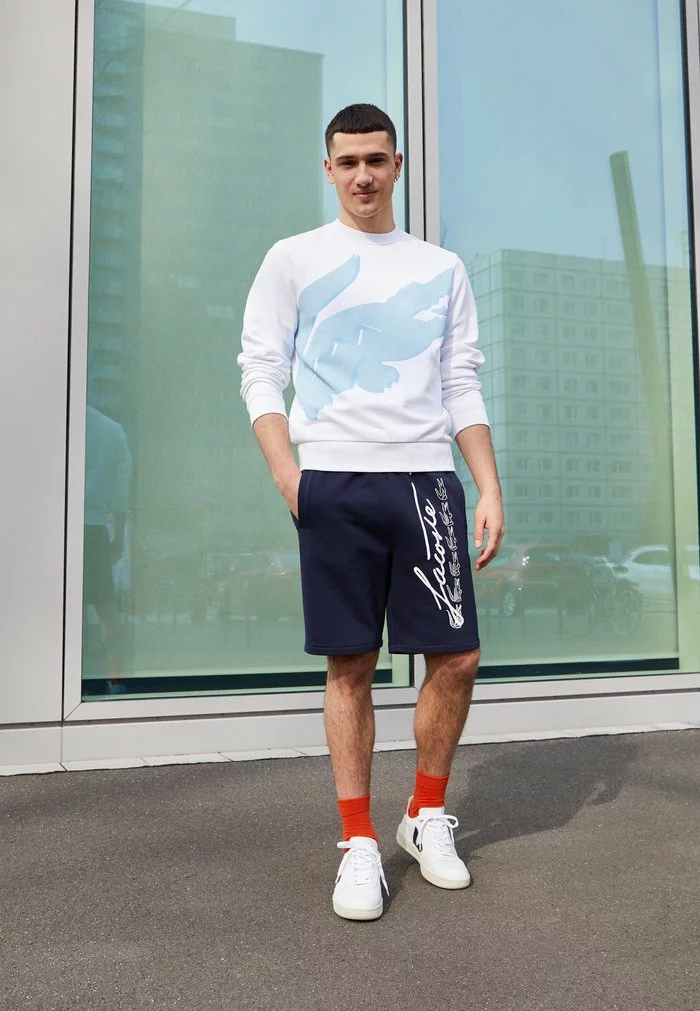 Lacoste Sweatshirt - White 1 Lacoste Sweatshirt - White