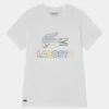 Lacoste T-shirt Imprimé - White/multico