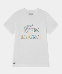 Lacoste T-shirt Imprimé - White/multico
