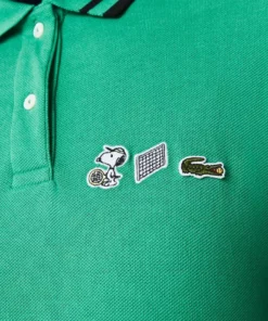 Lacoste Robe En Jersey - Vert -Lacoste Soldes Magasin 800397863bb04345936b862b1c20ec91