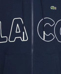 Lacoste Sweat à Capuche Zippé - Navy Blue -Lacoste Soldes Magasin 815a03f3535146c3b8e2c1dd8d6adf2c