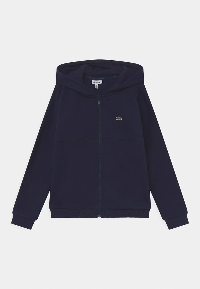 Lacoste Sweat à Capuche Zippé - Marine 1 Lacoste Sweat à Capuche Zippé - Marine