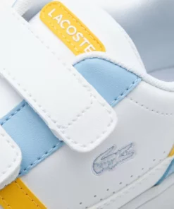 Lacoste EXCLUSIVE - Baskets Basses - White/light Blue -Lacoste Soldes Magasin 82a18ae028a144fcb9c9841e973190fb