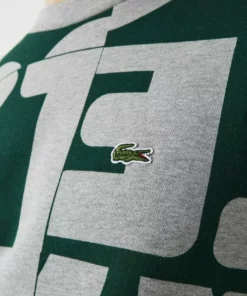 Lacoste Sweatshirt - Gris Chine Vert -Lacoste Soldes Magasin 82cca4e71e3f41778ddd0cf18cd9d0b7