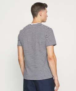 Lacoste T-shirt Basique - White/navy Blue -Lacoste Soldes Magasin 83b591021e1c42c08eae09ae1e691200