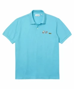 LACOSTE X PEANUTS - Polo - Bleu -Lacoste Soldes Magasin 84442d63d38d4ca18c702456e1d7301b