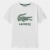 Lacoste TEE LOGO UNISEX - T-shirt Imprimé - Blanc