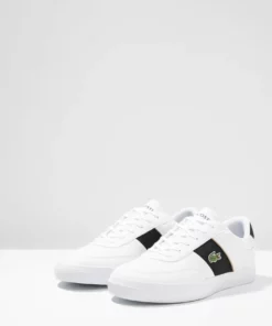 Lacoste COURT MASTER - Baskets Basses - White/black -Lacoste Soldes Magasin 84ec9d8a590749daac3ce2dbcd4ba812