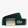 Lacoste CASUAL STRAP IN KIT UNISEX - Ceinture - Sinople