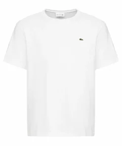Lacoste T-shirt Basique - Blanc 8 Lacoste T-shirt Basique - Blanc -Lacoste Soldes Magasin 853907d42bbd4578b3bec6cc1e521505
