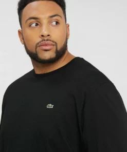 Lacoste T-shirt à Manches Longues - Black -Lacoste Soldes Magasin 8761bc5c01554562b707994f826504d5