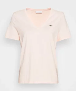 Lacoste T-shirt Basique - Flesh -Lacoste Soldes Magasin 878b87b8f42d49e59664ec804e746705