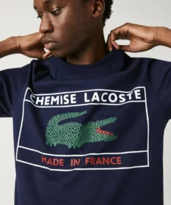 Lacoste HEREN - T-shirt Imprimé - Bleu Marine 7 Lacoste HEREN - T-shirt Imprimé - Bleu Marine -Lacoste Soldes Magasin 87c20a5e381b4ccdb4c84bd3246308af