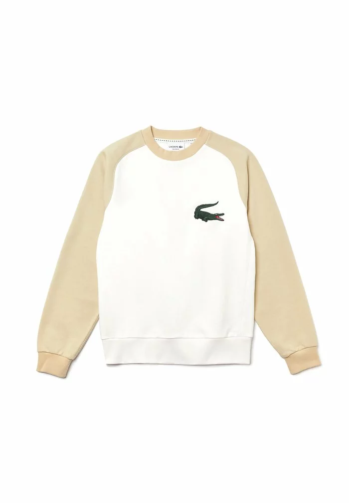 Lacoste Sweatshirt - Blanc Beige 5 Lacoste Sweatshirt - Blanc Beige â Image 5