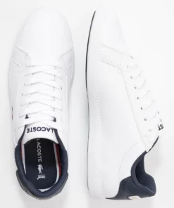 Lacoste GRADUATE - Baskets Basses - White/navy/red -Lacoste Soldes Magasin 880884f60f954b3b8816430642478139