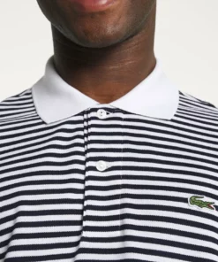 Lacoste Polo - White/navy Blue 13 Lacoste Polo - White/navy Blue -Lacoste Soldes Magasin 889d05e8570c449cbac583540542de82