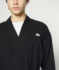 Lacoste EXCLUSIVE - Peignoir - Black -Lacoste Soldes Magasin 8ac0bdc2714045628f51f56b2d22d3cc
