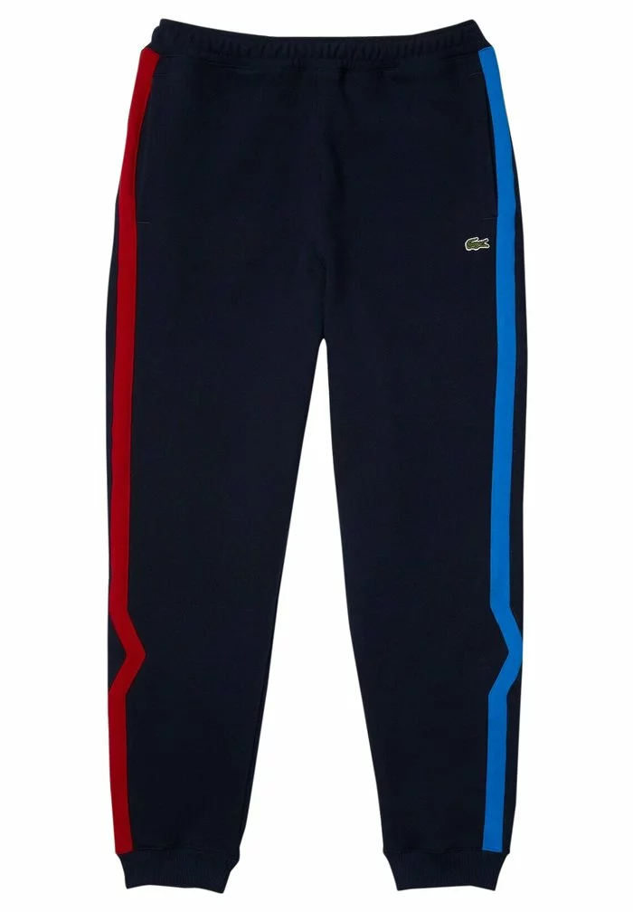 Lacoste Pantalon De Survêtement - Bleu Marine / Rouge / Bleu 1 Lacoste Pantalon De Survêtement - Bleu Marine / Rouge / Bleu