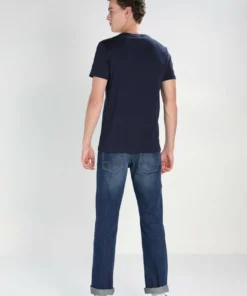 Lacoste T-shirt Basique - Navy Blue -Lacoste Soldes Magasin 8b605d1eace44039952d6e024890f135