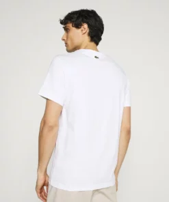 Lacoste T-shirt Imprimé - White -Lacoste Soldes Magasin 8bc24c755ce64637af51a31adf57459c
