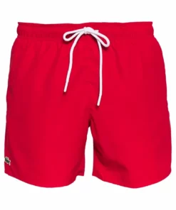 Lacoste Short De Bain - Rouge/marine -Lacoste Soldes Magasin 8bf2568dfa644b028e6faa121ace3783