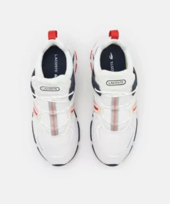 Lacoste Baskets Basses - White/navy/red -Lacoste Soldes Magasin 8c38218fa78c4337b154129b73fc1035