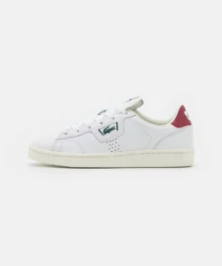 Lacoste MASTERS CLASSIC - Baskets Basses - White/burgundy -Lacoste Soldes Magasin 8c677825c85a43b19f8325fc41c1c2c3