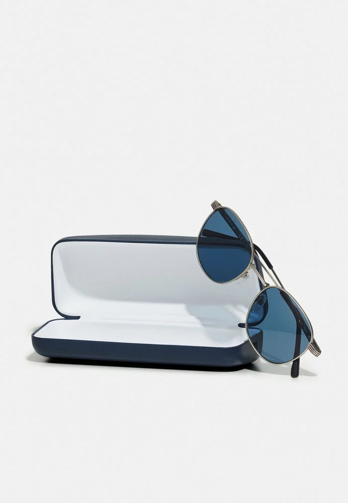 Lacoste UNISEX - Lunettes De Soleil - Gunmetal/blue 4 Lacoste UNISEX - Lunettes De Soleil - Gunmetal/blue – Image 4