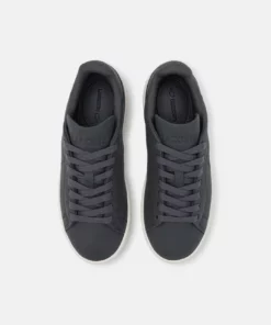 Lacoste COURT - Baskets Basses - Dark Grey/off White -Lacoste Soldes Magasin 8c81469904684a8a946ae8f9e150ceb9