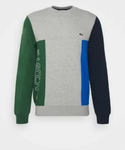Lacoste UNISEX - Sweatshirt - Silver Chine/green/navy Blue/blue Royal -Lacoste Soldes Magasin 8c829818427a40b0ae5fccade87c3b9d