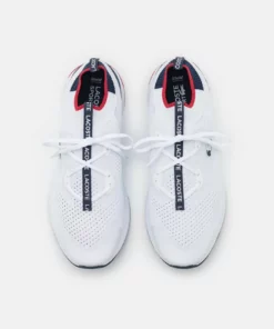 Lacoste RUN SPIN - Baskets Basses - White/navy/red -Lacoste Soldes Magasin 8d19a0b5ecde4e2989cb1018e208ff12
