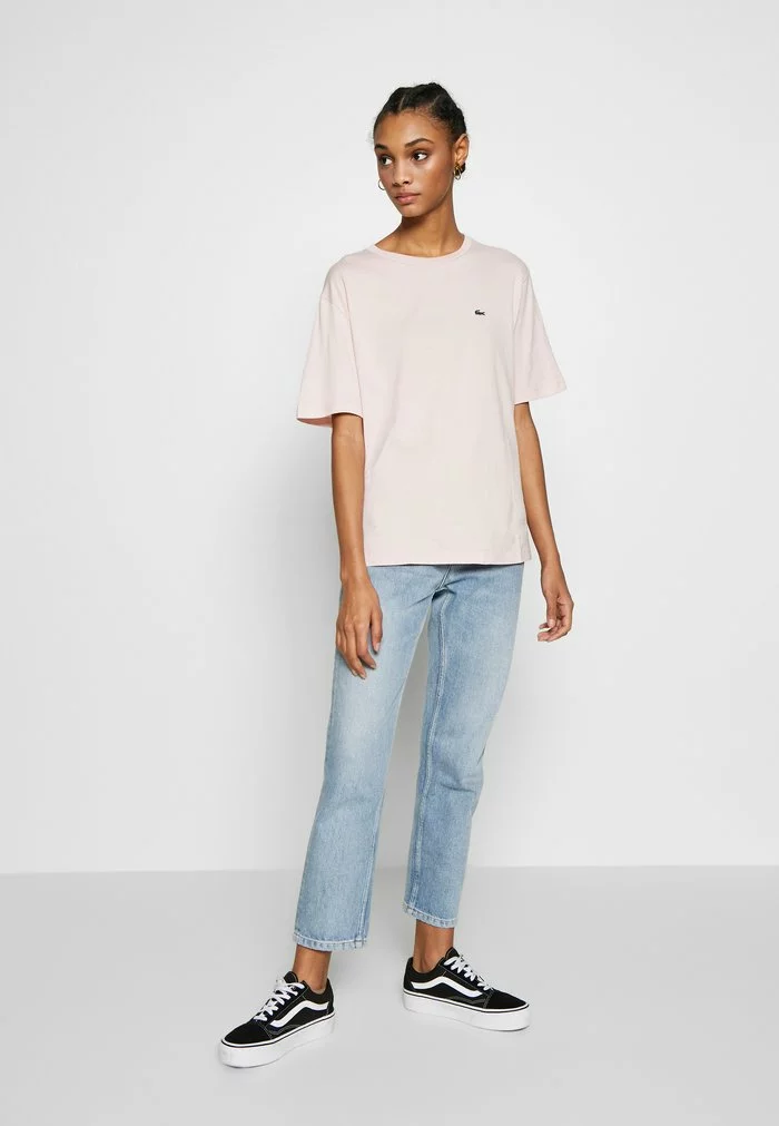 Lacoste T-shirt Basique - Light Pink 2 Lacoste T-shirt Basique - Light Pink – Image 2