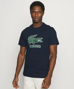 Lacoste T-shirt Imprimé - Navy Blue
