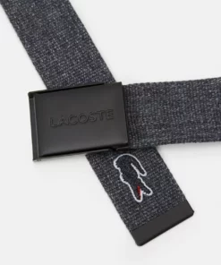 Lacoste Ceinture - Noir/chine -Lacoste Soldes Magasin 8ea1c63b13314004bae0c72acfada6ec