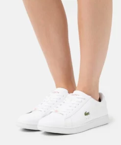 Lacoste CARNABY EVO - Baskets Basses - White/dark Pink