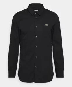 Lacoste Chemise - Noir -Lacoste Soldes Magasin 8fe2bea36c8d4322b0efad762816dc60